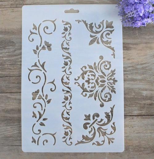 Образцы трафаретов для стен. Трафареты для декора: лучшие идеи дизайна и оформления стен своими руками (135 фото и видео)