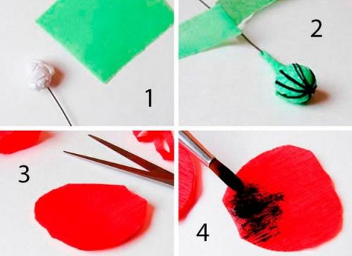 Объемные цветы из гофрированной бумаги. Как сделать цветы из гофрированной бумаги своими руками?