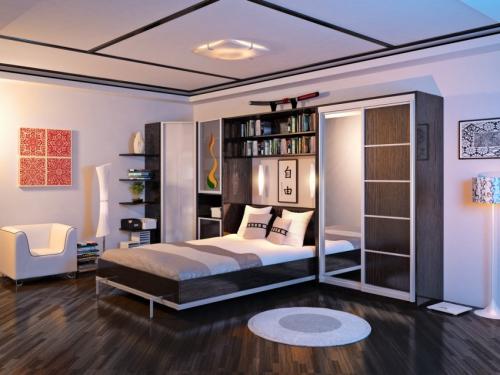 Мебель трансформер для спальни. Шкаф-кровать трансформер – стильный формат экономии места. 110 фото лучших идей