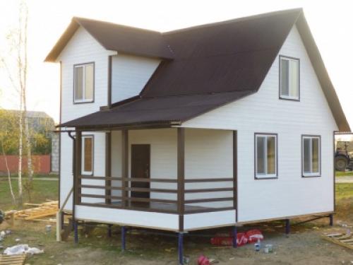 Как пристроить веранду к дому обшитому сайдингом. Как обшить веранду сайдингом своими руками