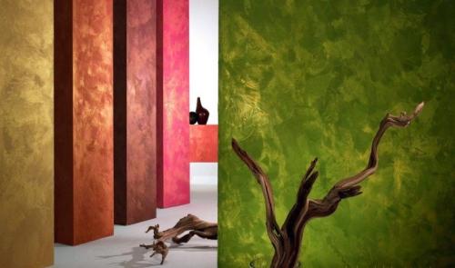 Фактурный декоративная краска для стен. Фактурная краска для стен: виды, состав и способы нанесения краски для внутренней и внешней отделки стен (150 фото-примеров)