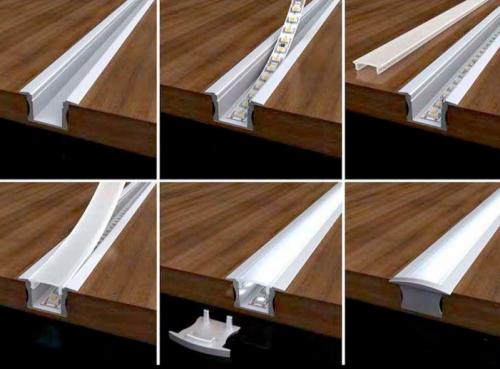 Подсветка кухонной зоны. Конструктивные особенности светодиодной подсветки