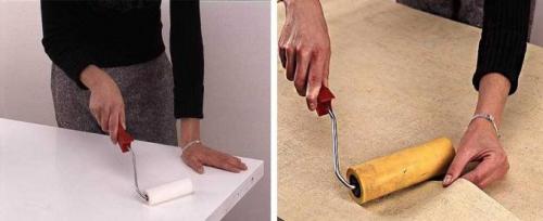 Как обновить старую дверь со стеклом. Обновление с помощью обоев