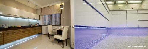 Подсветка кухонной зоны. Конструктивные особенности светодиодной подсветки 14