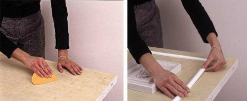 Как обновить старую дверь со стеклом. Обновление с помощью обоев