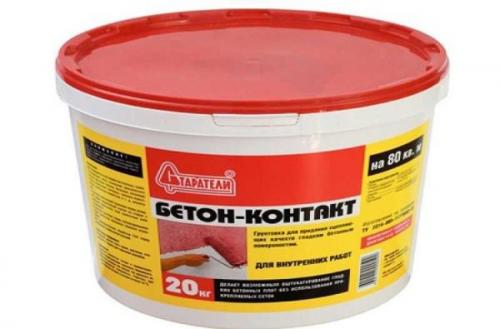 Бетоноконтакт на гипсовую штукатурку. Назначение и область применения