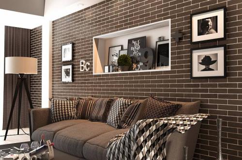 Раствор для имитации кирпичной кладки. Специфика имитации кирпичной кладки