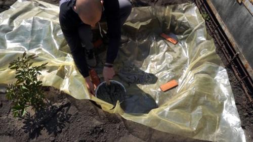 Бюджетный'' пруд своими руками. Процесс строительства садового пруда