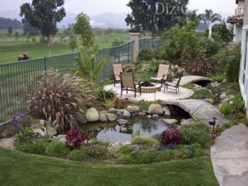 Как сделать прудик на даче своими руками. Обустройство водоёма с помощью плёнки 04 Как сделать прудик на даче своими руками. Обустройство водоёма с помощью плёнки 04