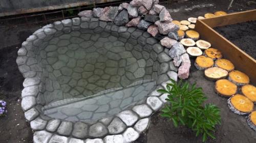 Бюджетный'' пруд своими руками. Процесс строительства садового пруда