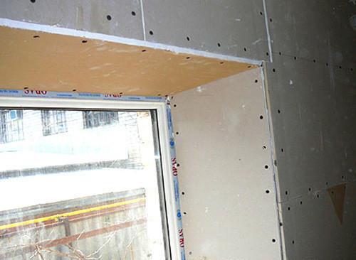 Установка откосов на окна из гипсокартона. Чем гипсокартон лучше других материалов