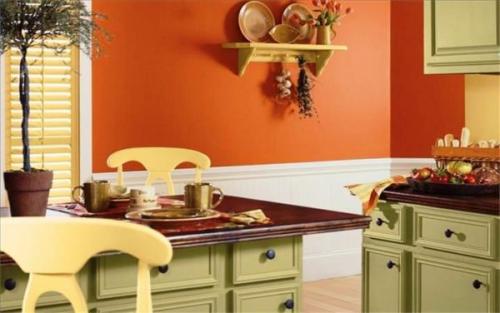 Декоративные краски для стен кухни. Преимущества краски для оформления стен кухни