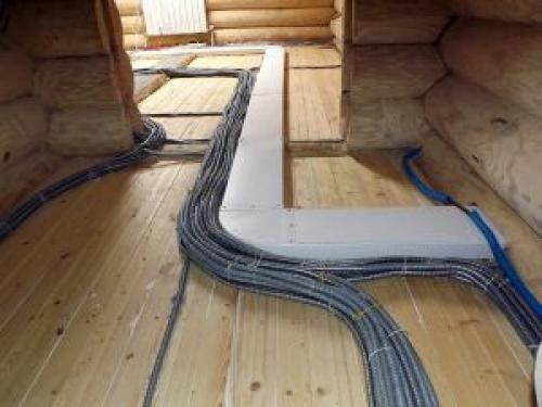 Открытая электропроводка в деревянном доме пуэ. Как проложить кабель в деревянном доме