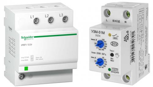 Сборка электрощита с узо и реле напряжения. УЗИП или реле напряжения