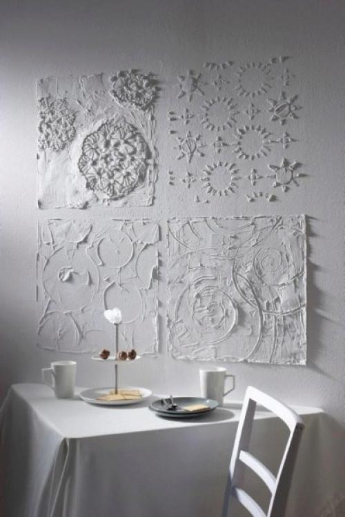Трафареты на стены. Трафареты для декора стен — идеи и варианты вырезания узоров для нанесения трафаретных изображений (125 фото) 18
