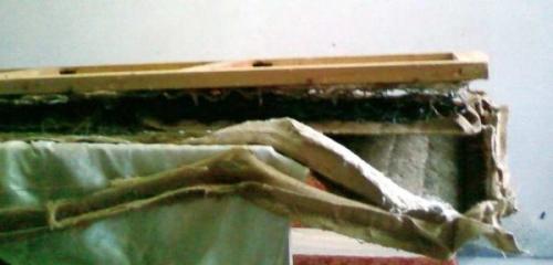 Как ускорить процесс перетягивания старого дивана. Разбираем диван и оцениваем масштаб работ