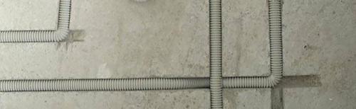 Гофра для проводки под землей. Скрытая и открытая прокладка проводов в гофротрубе