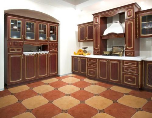 Плитка на кухню на пол. Дизайн плитки на кухне: 5 советов, как правильно выбрать напольную плитку