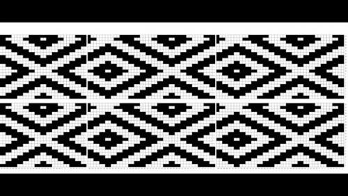 Скандинавские коврики своими руками. Двусторонний скандинавский коврик с геометрическим узором: легкое цветное вязание без протяжек и обрыва нити