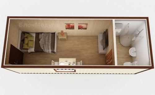 Бытовки для дачи с душем и туалетом в Балашихе и области. Блок-контейнер в Балашихе 15