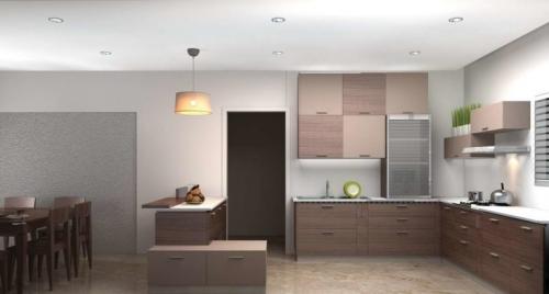 Стены в кухне просто, дешево и эффективно. Покраска или побелка