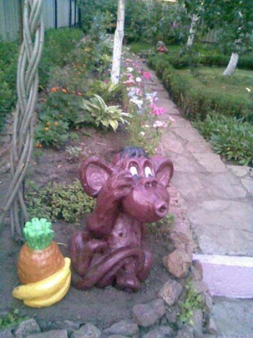 Поделки из бетона своими руками. Чем красить и некоторые технологические нюансы