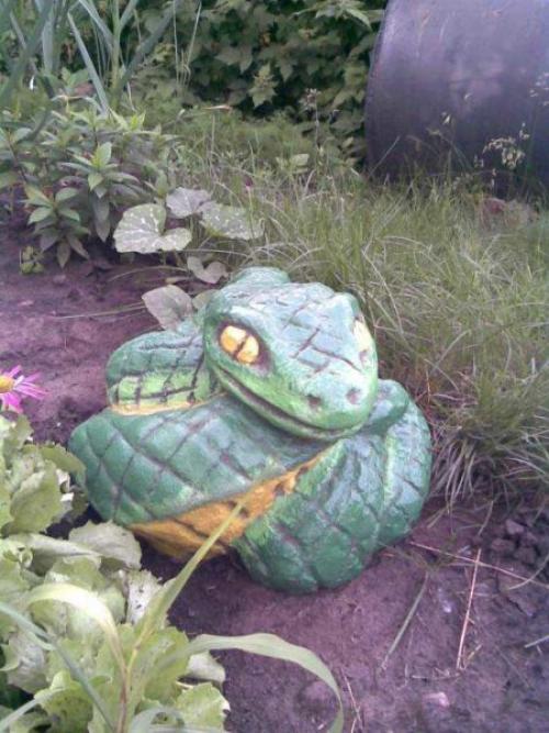 Поделки из бетона своими руками. Чем красить и некоторые технологические нюансы