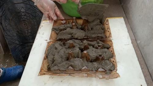 Дачница бездельница поделки из цемента. Из яичных лотков и цемента мастерица творит красоту для участка