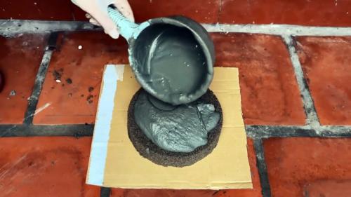 Лебедь из цемента своими руками. Процесс изготовления журнального столика