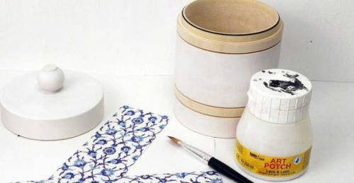 Декупаж, как сделать. Салфеточный декупаж: приемы