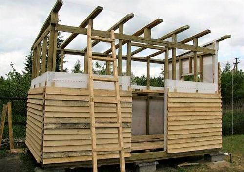 Сарай конструктор. Каркасные сараи