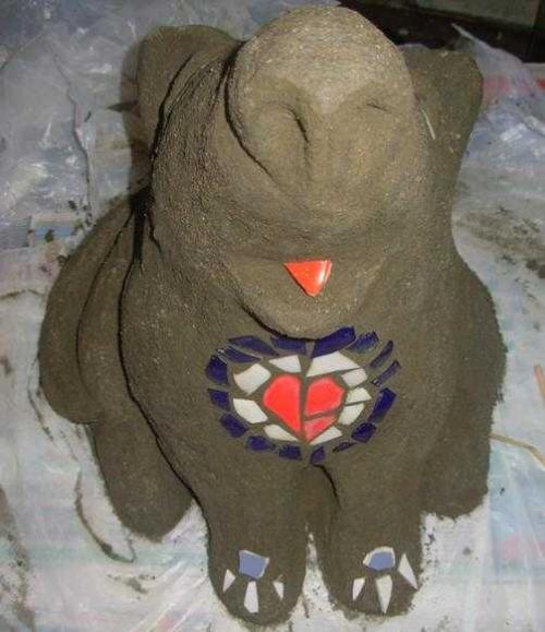 Как сделать скульптуру из бетона для сада своими руками. Как сделать садовые фигуры: вырезание из полусухого раствора