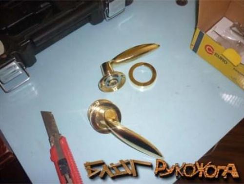 Как вставить замок в межкомнатную дверь с ручкой. Как правильно врезать замок вмежкомнатную дверь