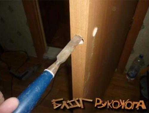 Как вставить замок в межкомнатную дверь с ручкой. Как правильно врезать замок вмежкомнатную дверь