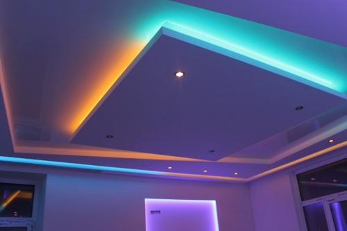 Как определить, где именно установить светильники в подвесном потолке. Какие подобрать светильники для натяжных потолков