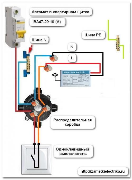 Из потолка 4 провода из люстр.  Как подключить люстру с 2, 3, 4 проводами (схемы) 06