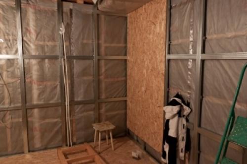 Обрешетка под фанеру на стену. Монтаж