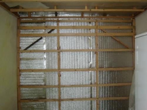 Обрешетка под фанеру на стену. Монтаж