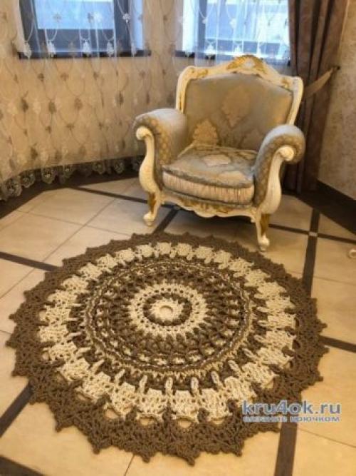 Как связать прямоугольный коврик крючком для начинающих. Как связать крючком коврики для дома или квартиры
