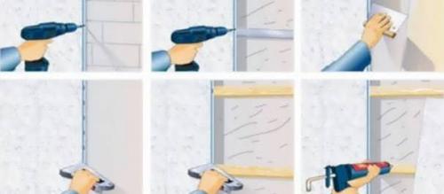 Отделка стен панелями пвх без каркаса. Инструменты