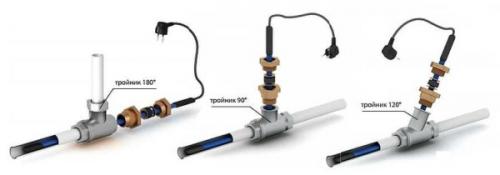 Греющий кабель внутри трубы. Способы монтажа