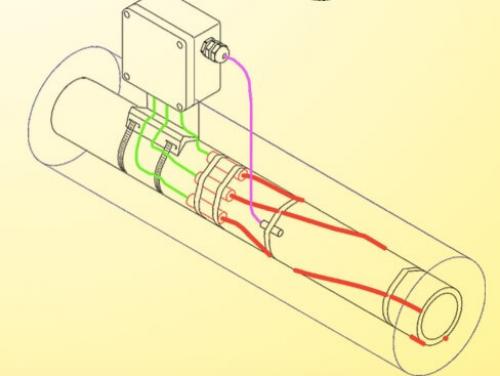 Подключение греющего кабеля для водопровода внутри трубы. Различия греющего кабеля для ввода внутрь трубы (какие бывают): 03
