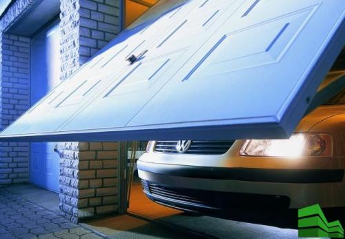 Установка автоматических ворот в гараж. Установка гаражных ворот