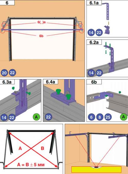 Монтаж гаражных секционных ворот DoorHan часть.. Инструкция по монтажу секционных ворот RSD01. Часть 1