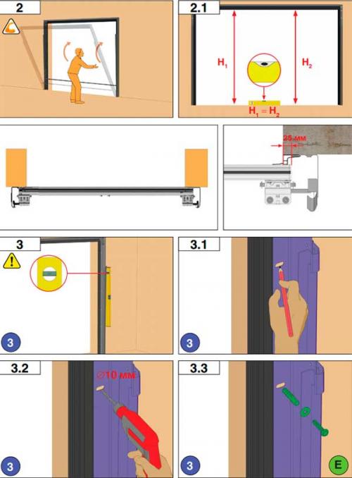 Монтаж гаражных секционных ворот DoorHan часть.. Инструкция по монтажу секционных ворот RSD01. Часть 1