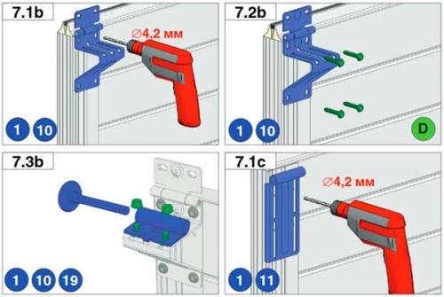 Монтаж гаражных секционных ворот DoorHan часть.. Инструкция по монтажу секционных ворот RSD01. Часть 1