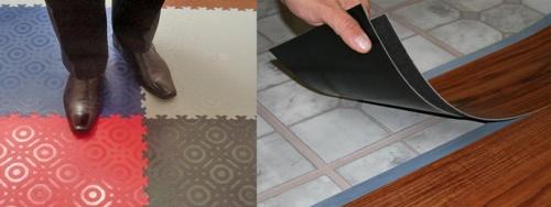 Виниловая плитка на пол. Структура и виды виниловой плитки для пола